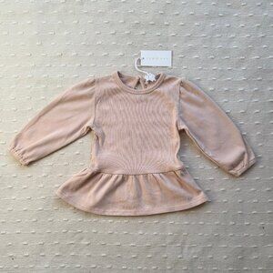 NWT Jamie Kay Organic Cotton Rowena Top - Rose Dust 2Y